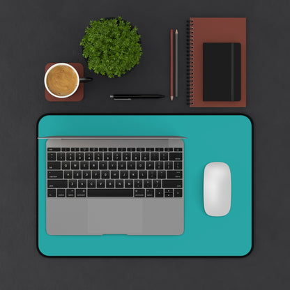 Deep Aqua Desk Mat Color Coordinated Collection (12x18, 12x22, 16x32)