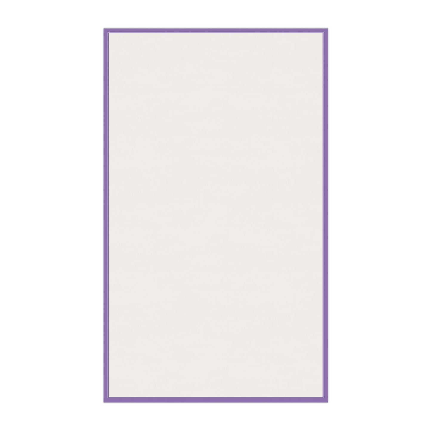 Purple Cotton Twill Tea Towel 18 x 30