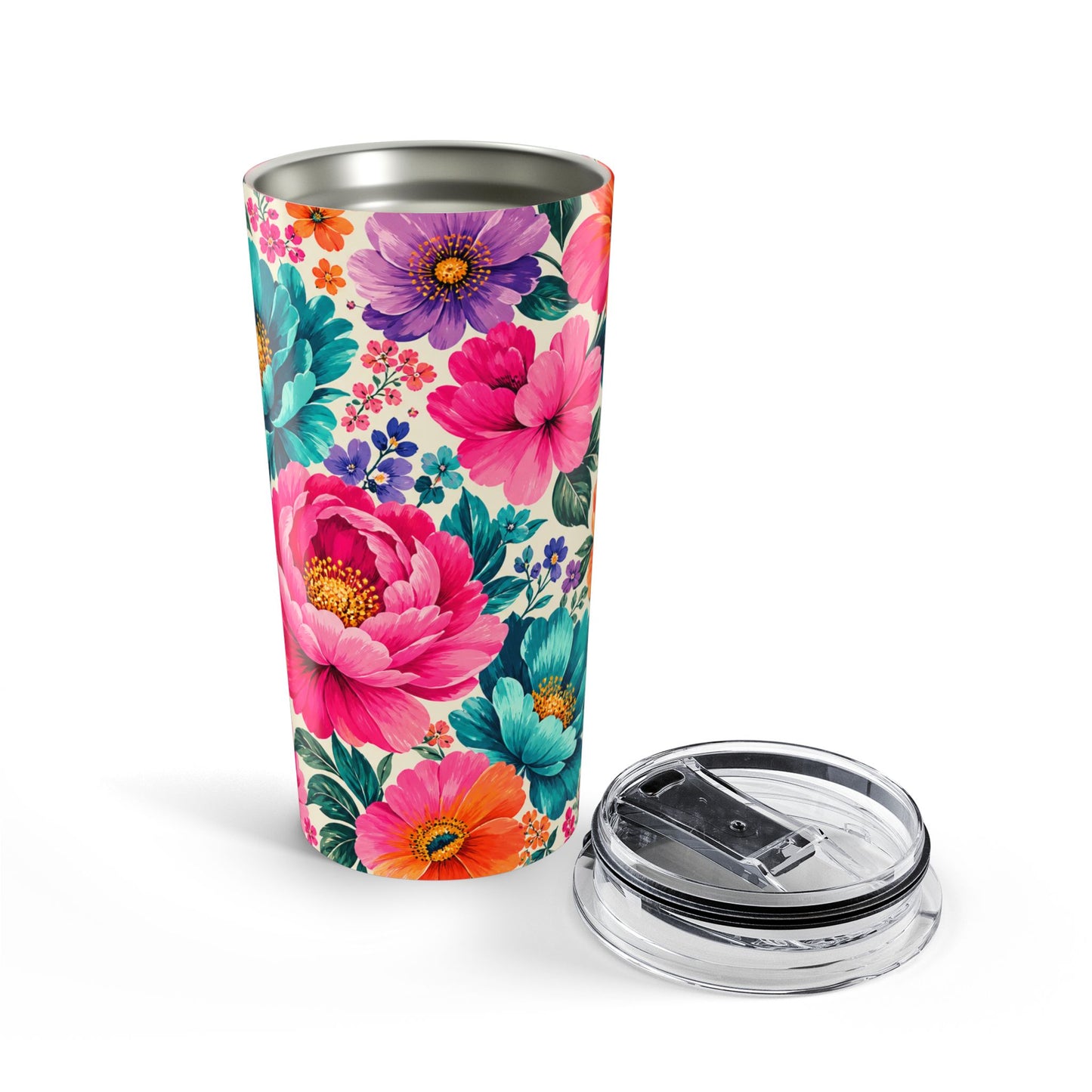 Dreamy Floral 20oz Insulated Tumbler Floral Travel Mug
