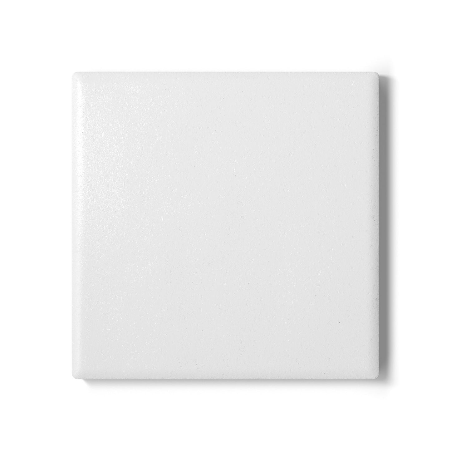 White Ceramic Coaster Round or Square | Coordinated Collection