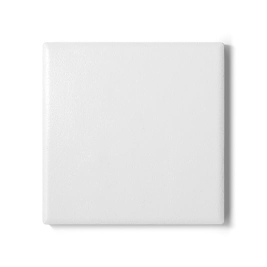 White Ceramic Coaster Round or Square | Coordinated Collection