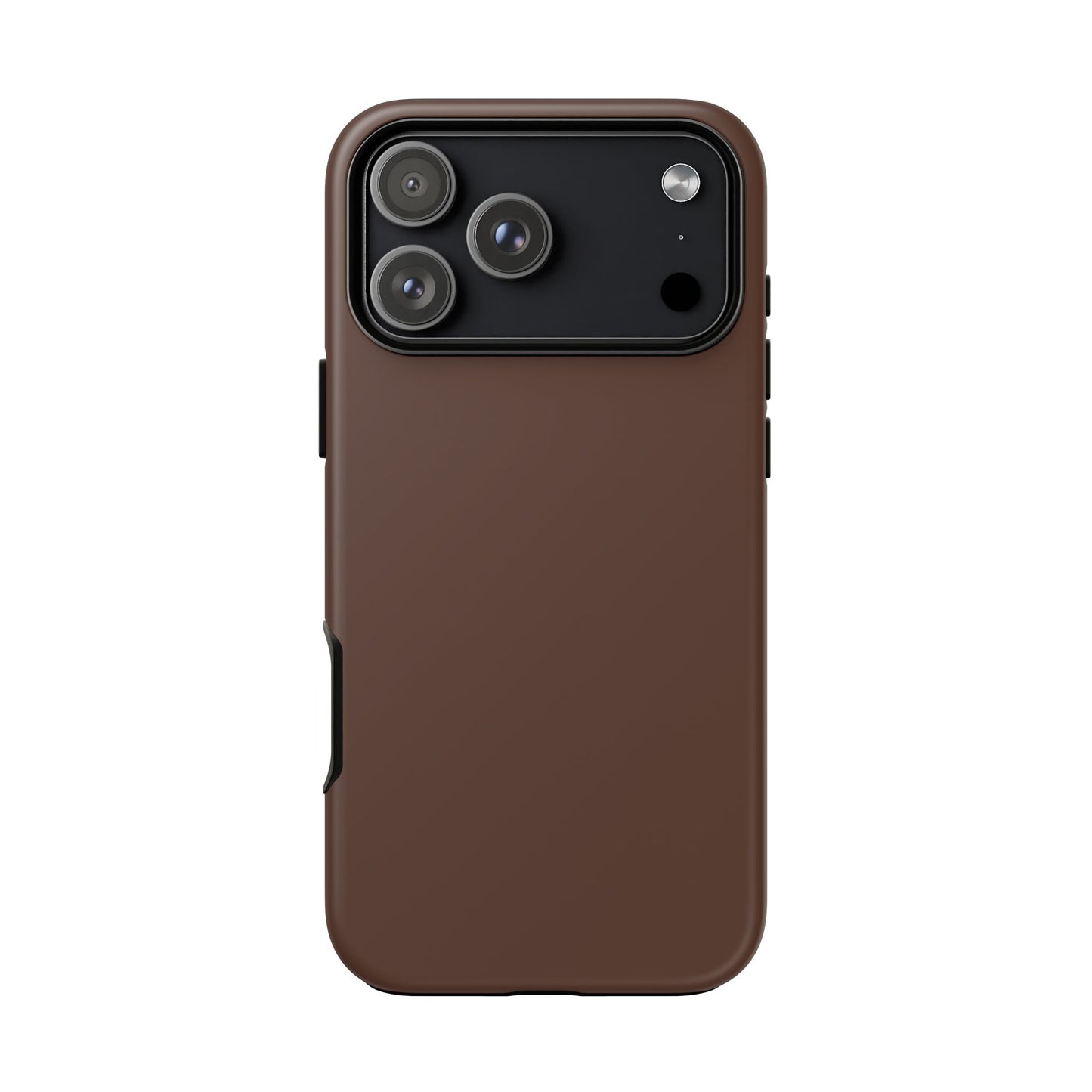 Chocolate Brown Tough Cell Phone Case Matte or Glossy Protective Case iPhone Samsung