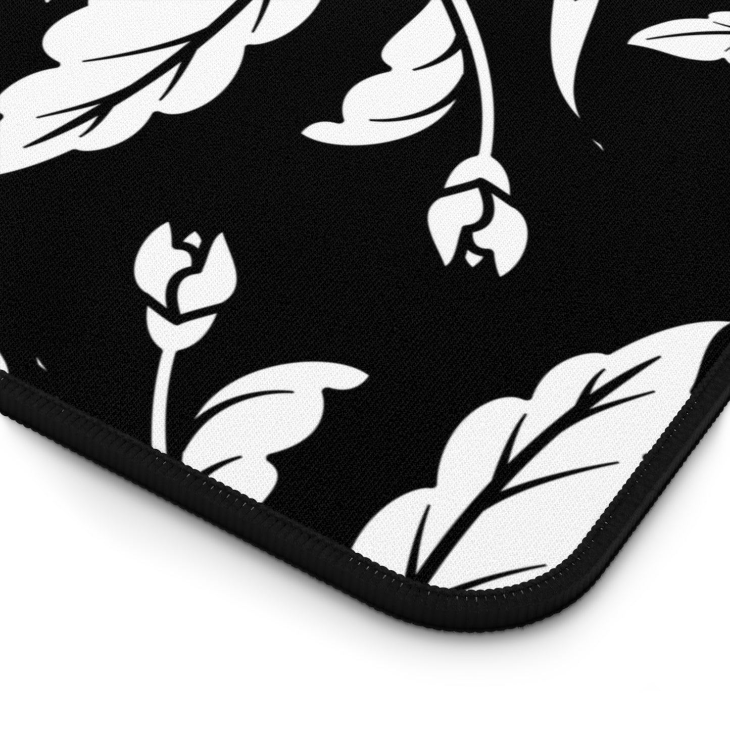 Black Floral Desk Pad (12x18, 12x22 or 16x32)