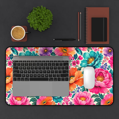 Dreamy Floral Desk Mat 3 Sizes Floral Mouse Pad