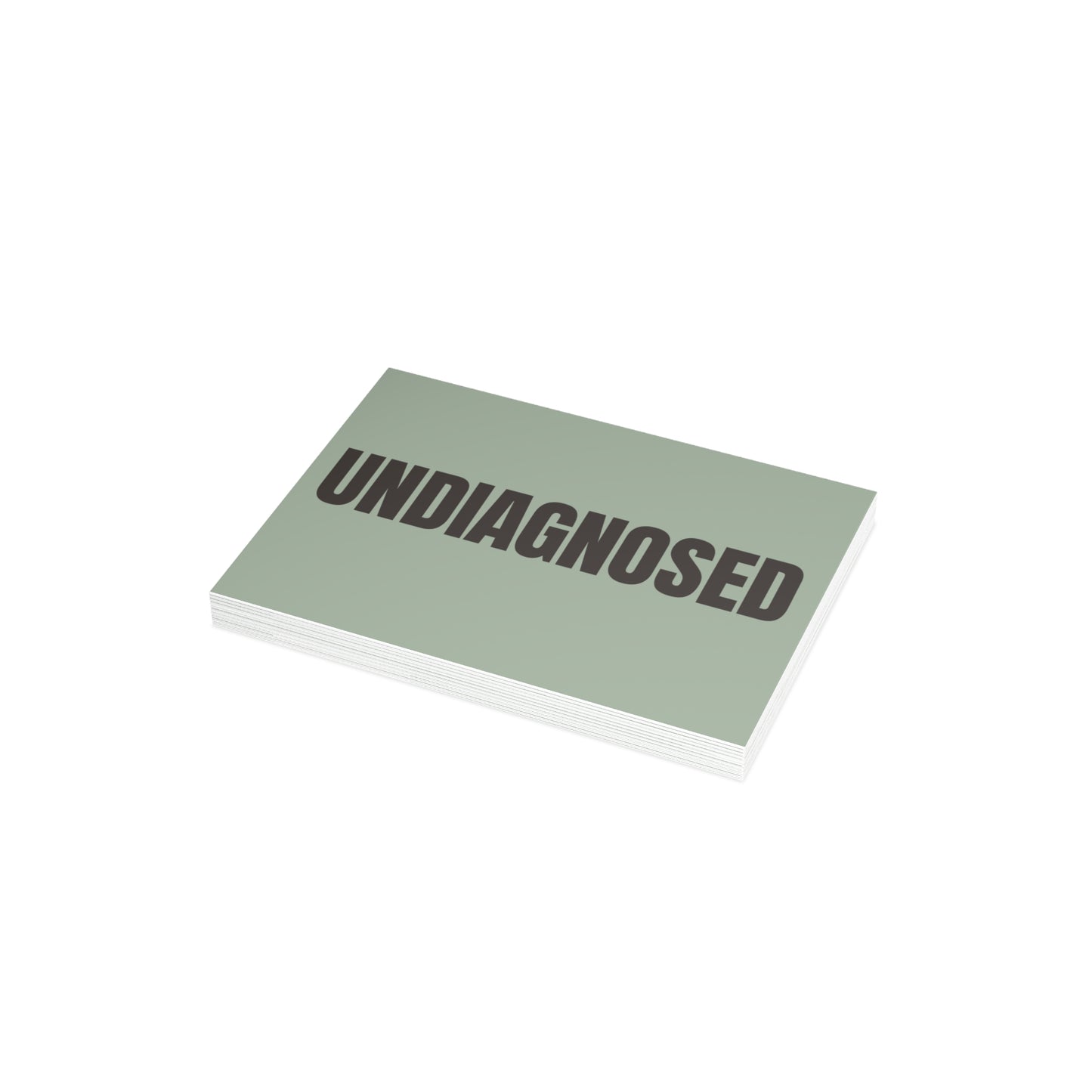 Sage Postcard Set Pack of 10, 30 or 50 w/ Envelopes | Coordinated Collection