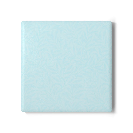 Ocean Blue Leaves Coaster Square or Round Color Coordinated Collection