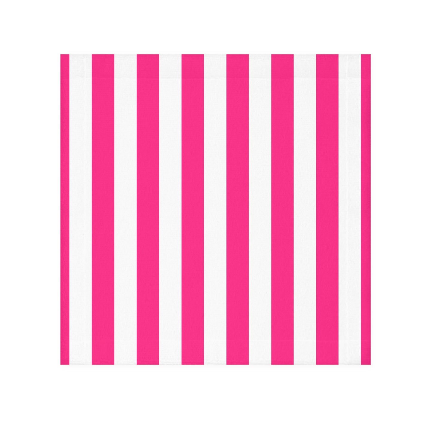 Pink Stripe Face Towel Pink Bathroom Towel