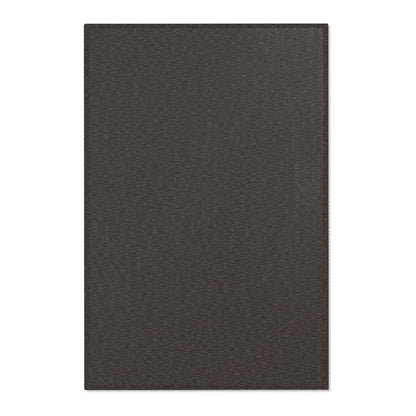 Muted Charcoal Rug 24 x 36 Solid Color Accent Rug Modern Home Decor