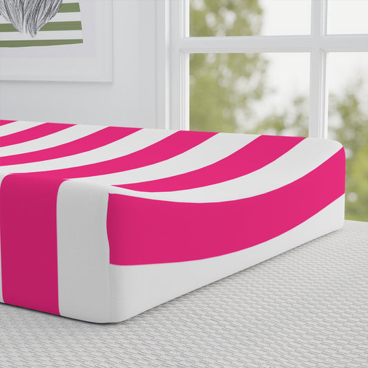 Pink Stripe Baby Changing Pad Cover Nursery Changing Pad Cover