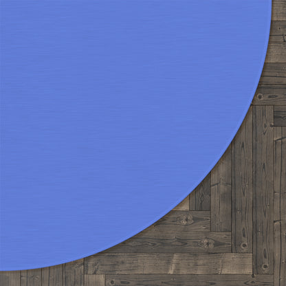 Periwinkle Round Rug 60 Inch Floor Rug Minimal Home Decor Living Room Rug