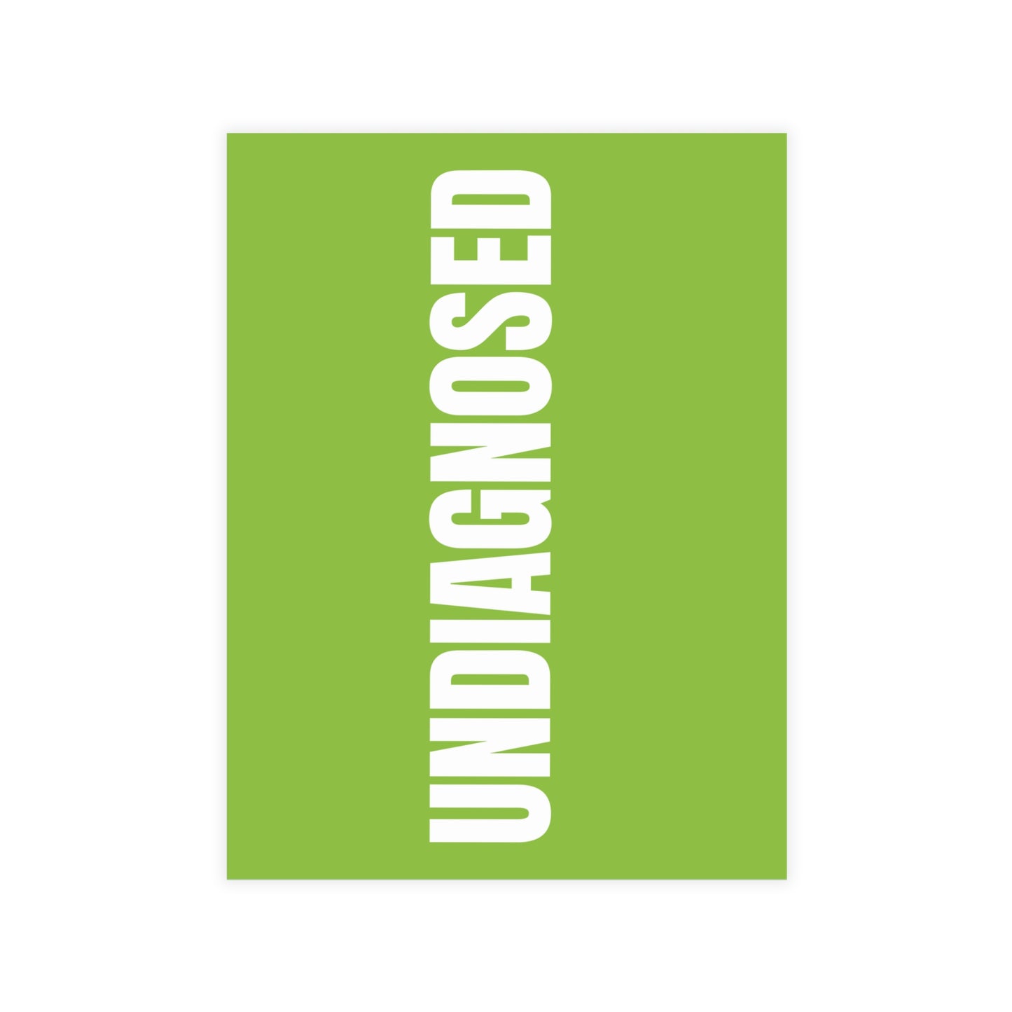 Muted Lime Postcard Set Pack of 10, 30 or 50 w/ Envelopes | Coordinated Collection