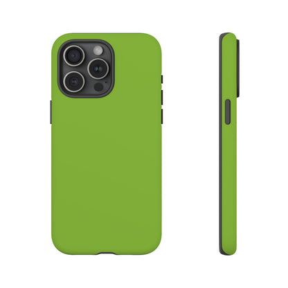 Muted Lime Tough Cell Phone Case Matte or Glossy Protective Case iPhone Samsung