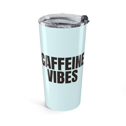 Ocean Blue Caffeine Vibes 20oz Stainless Steel Tumbler | Color Coordinated Collection