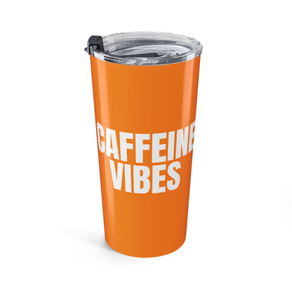 Tangerine Caffeine Vibes 20oz Stainless Steel Tumbler | Color Coordinated Collection