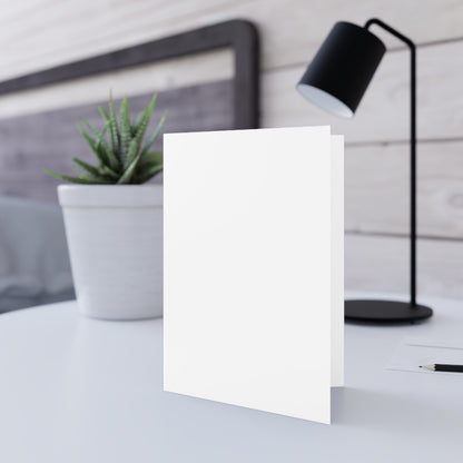White Note Card Color Coordinated Collection