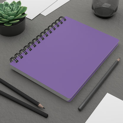 Purple Spiral Lined Notebook 150 Page Journal | Coordinated Collection