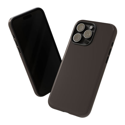 Muted Charcoal Tough Cell Phone Case Matte or Glossy Protective Case iPhone Samsung