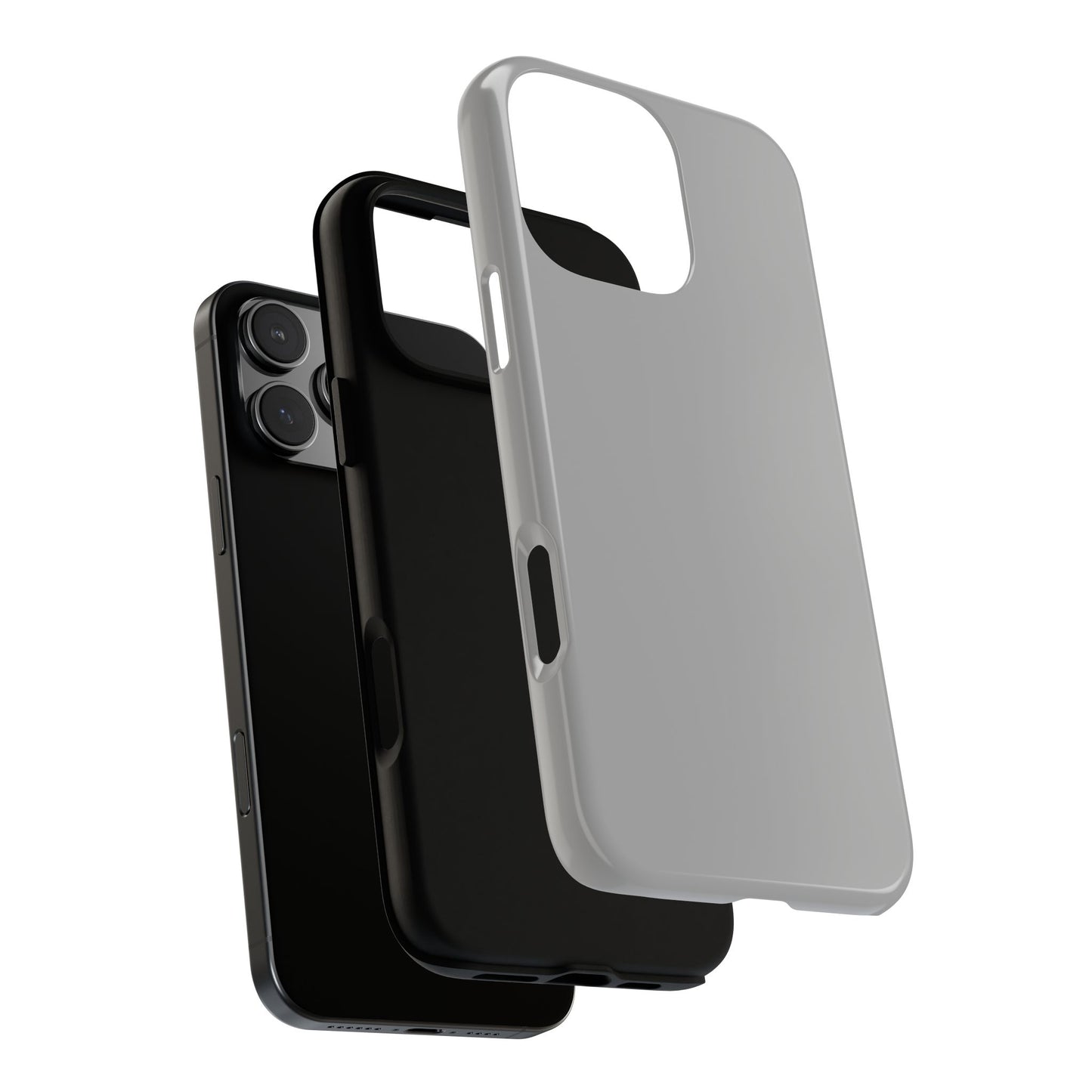 Grayscale Tough Cell Phone Case Matte or Glossy Protective Case iPhone Samsung