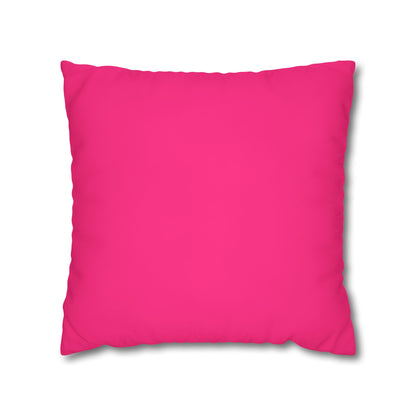 Pink Canvas Pillow Cover 20x20