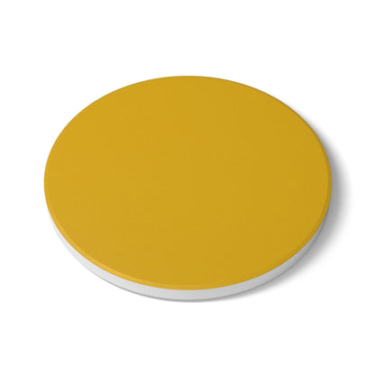 Honey Yellow Ceramic Coaster Round or Square | Coordinated Collection
