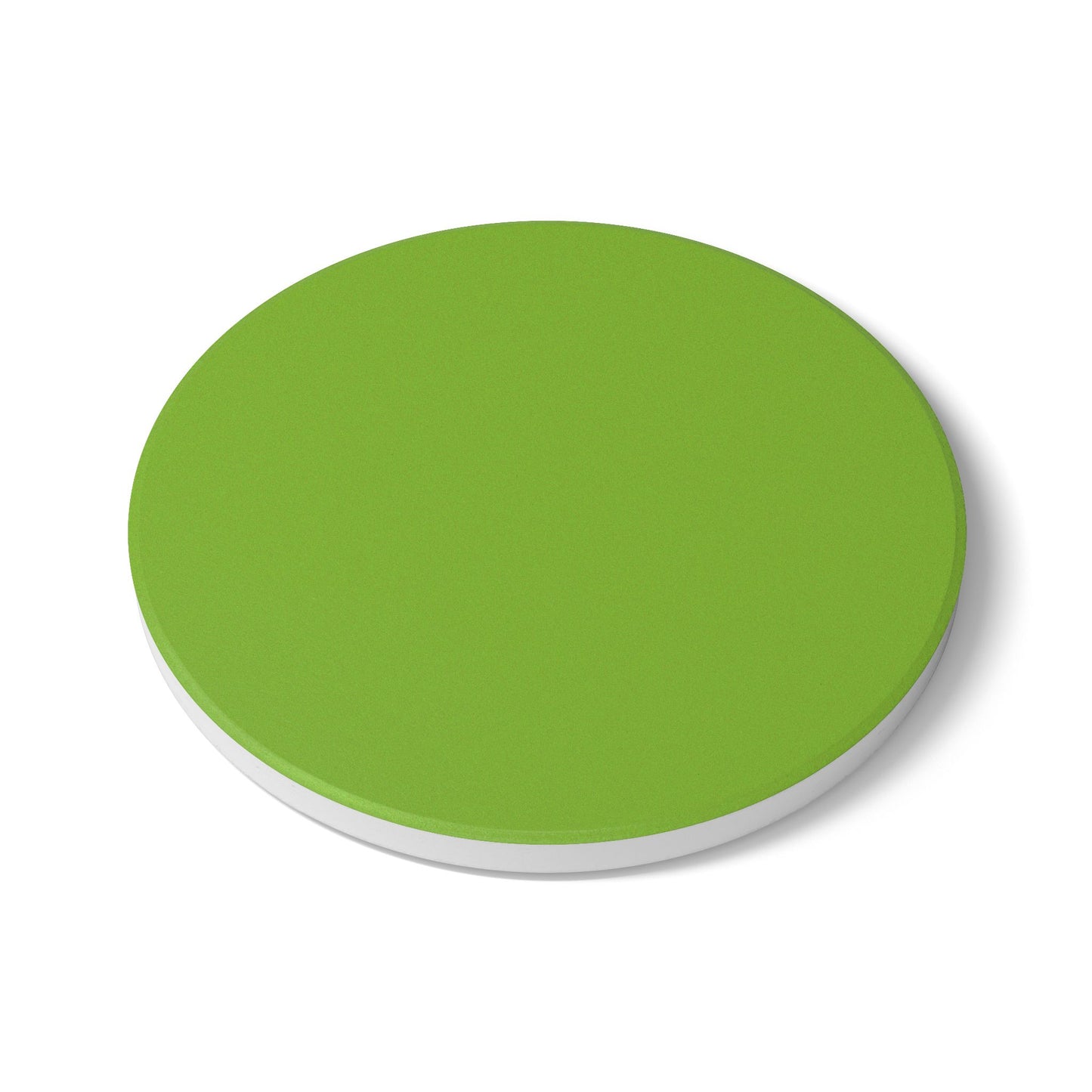 Muted Lime Ceramic Coaster Round or Square | Coordinated Collection