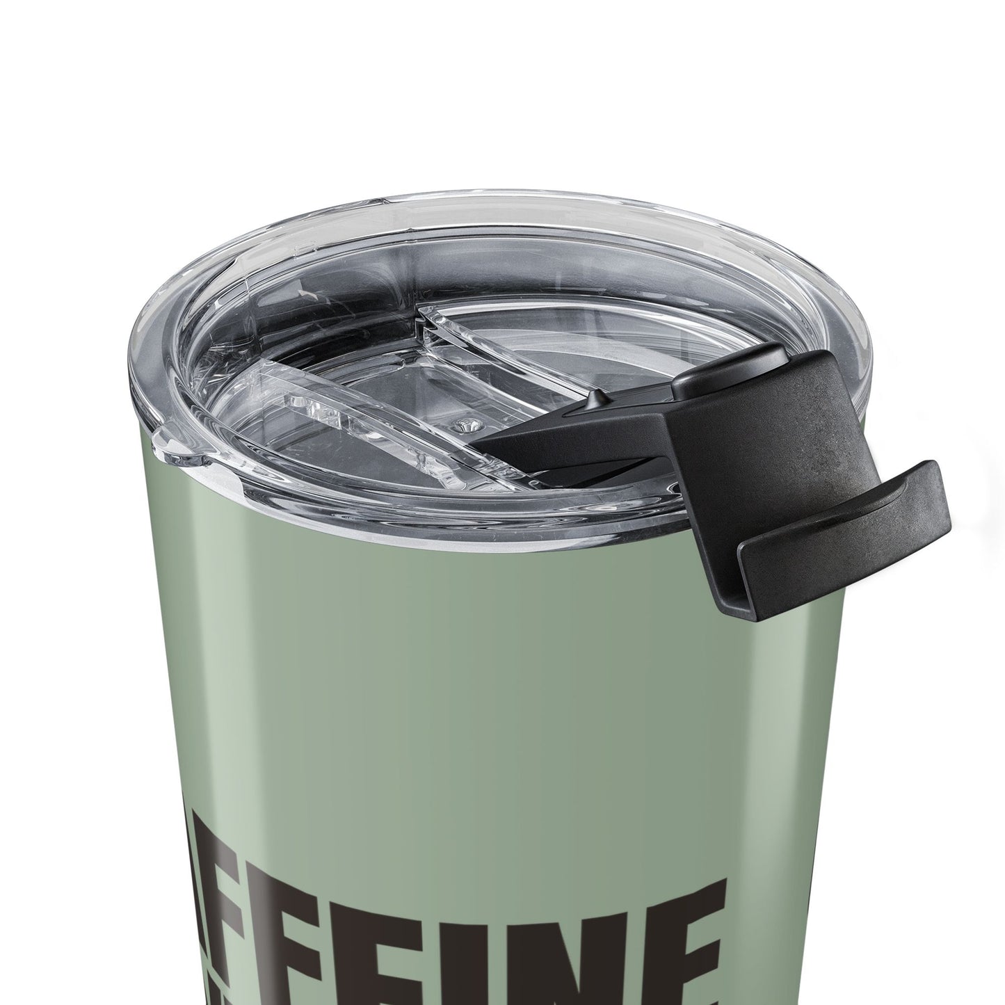 Sage Caffeine Vibes 20oz Stainless Steel Tumbler | Color Coordinated Collection