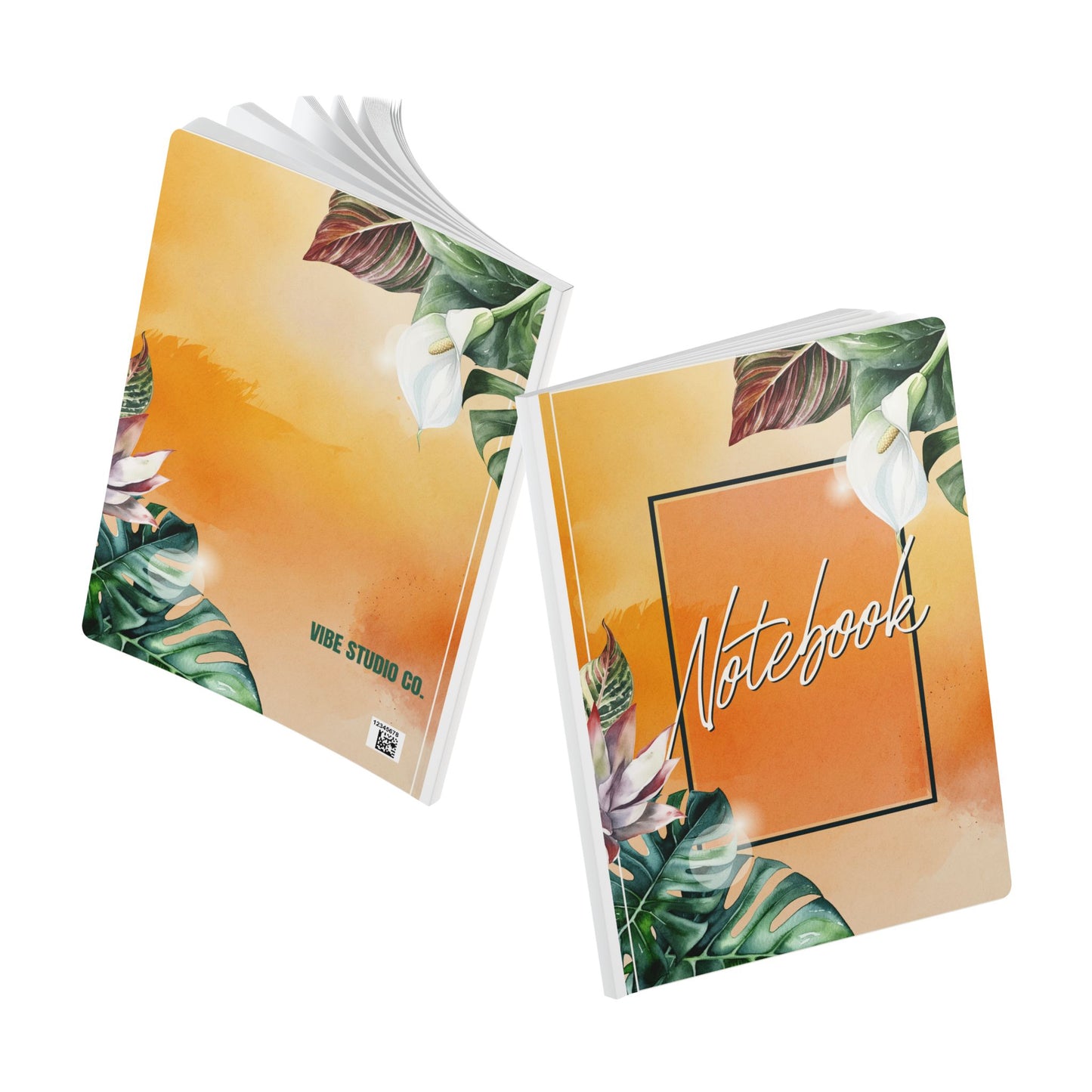 Notebook Sunset Botanical A5 Lined Journal