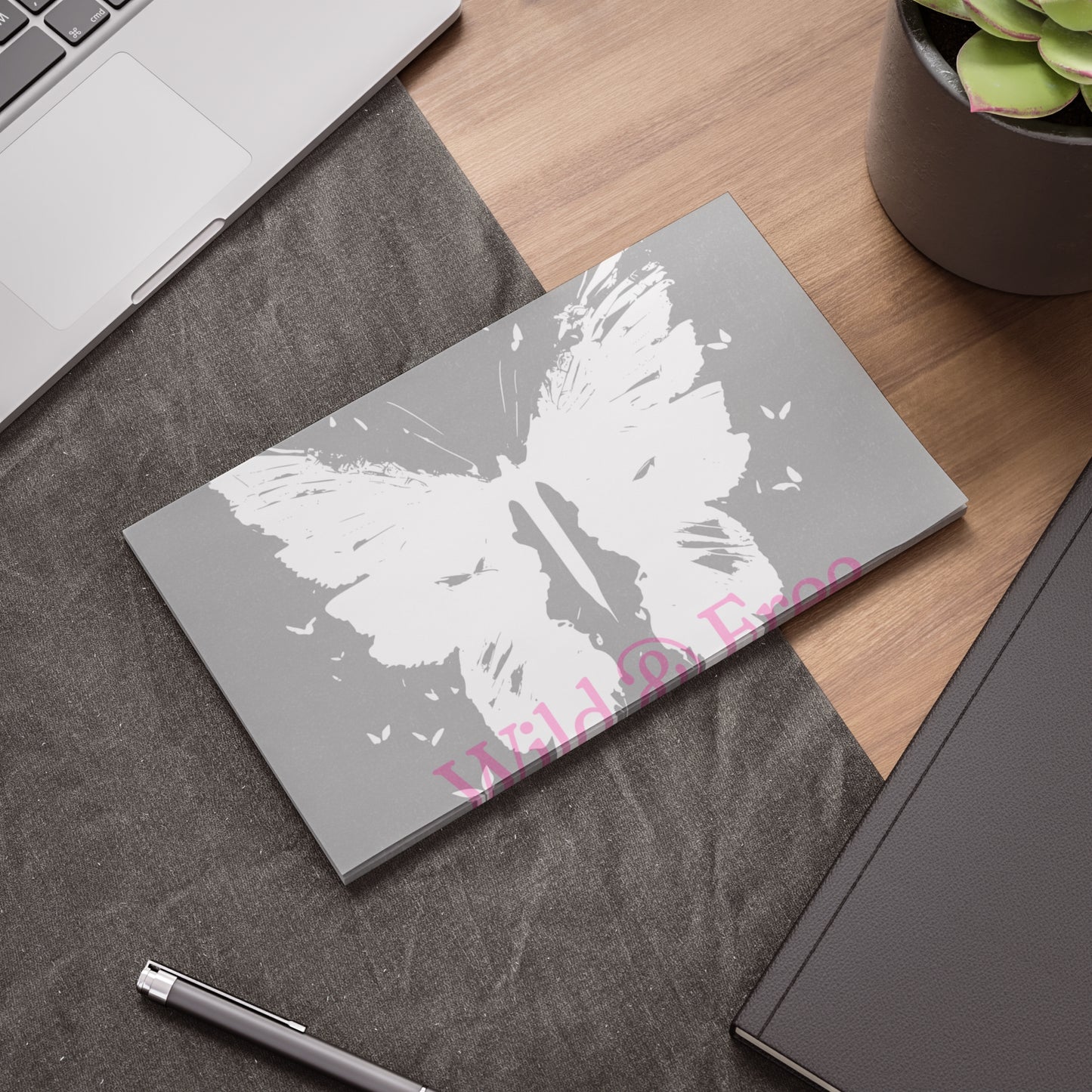 Wild and Free Sticky Notes Butterfly Post It Notes (7 Sizes)