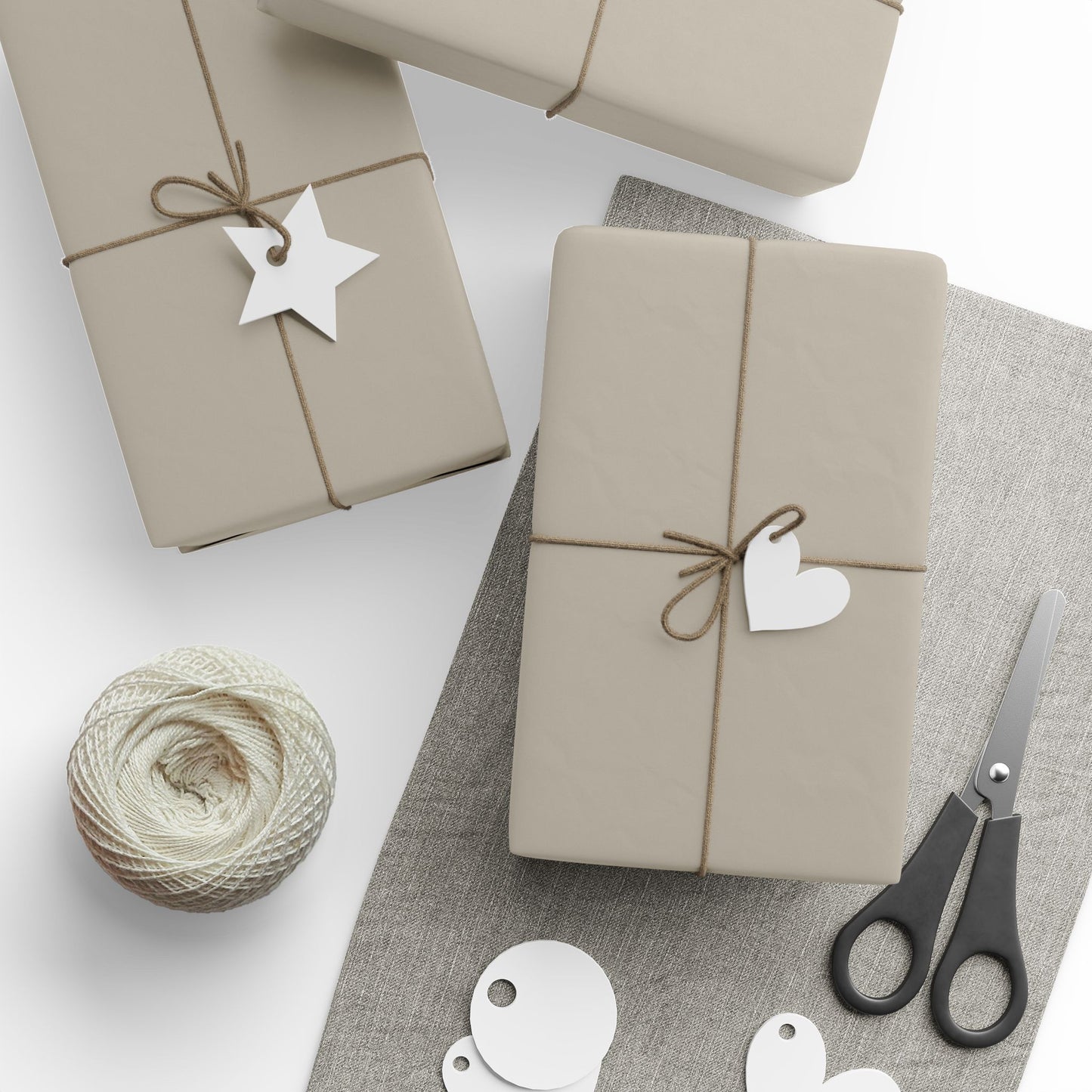 Warm Stone Wrapping Paper Matte or Glossy Gift Wrap 3 Sizes Fine Art Paper