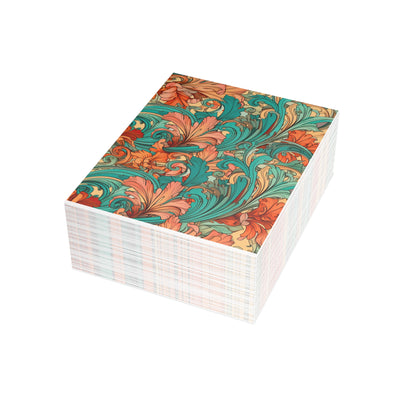 Coral Flourish Postcards Botanical Floral Postcard Set