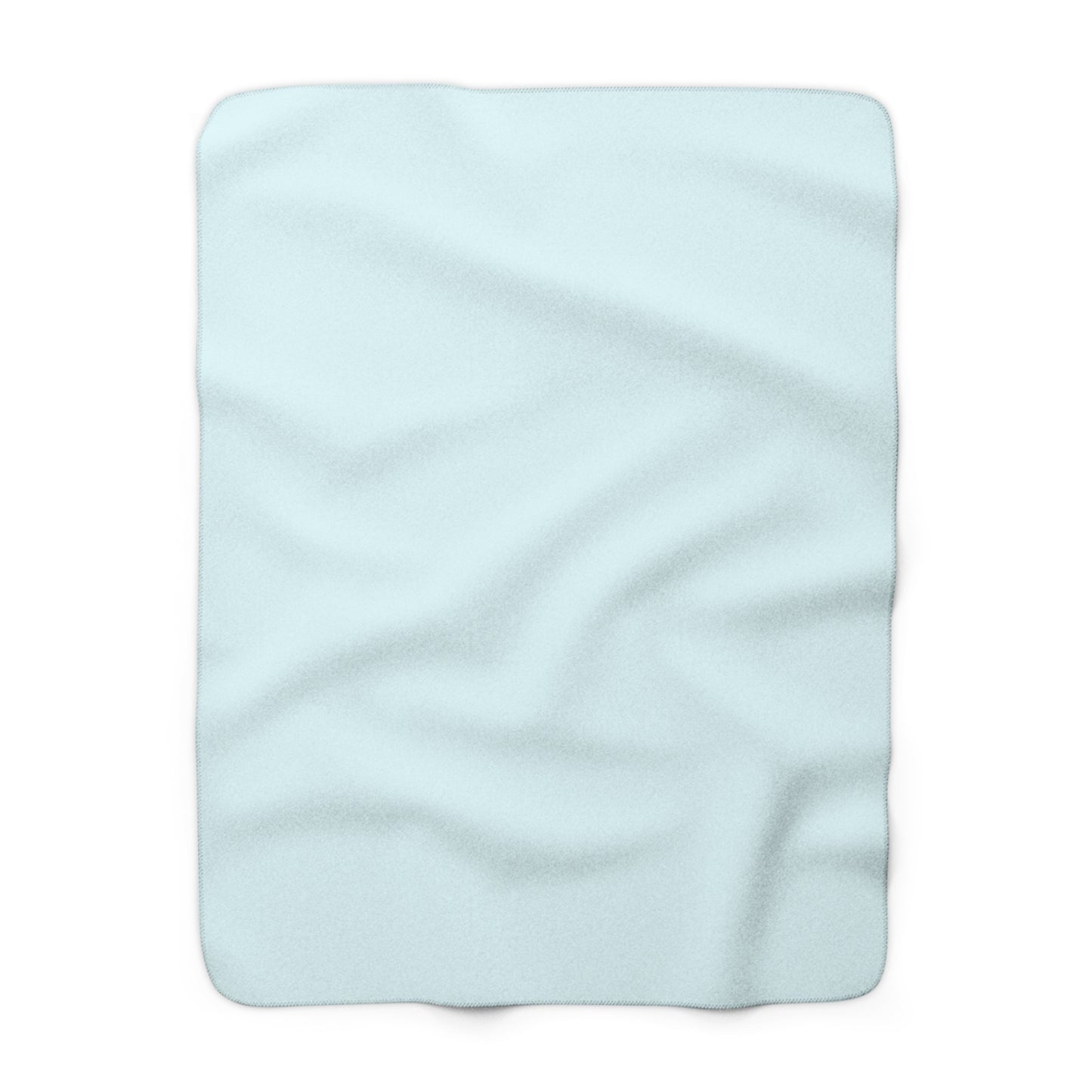 Ocean Blue Sherpa Fleece Blanket Cozy Plush Throw 3 Sizes Soft Warm Blanket