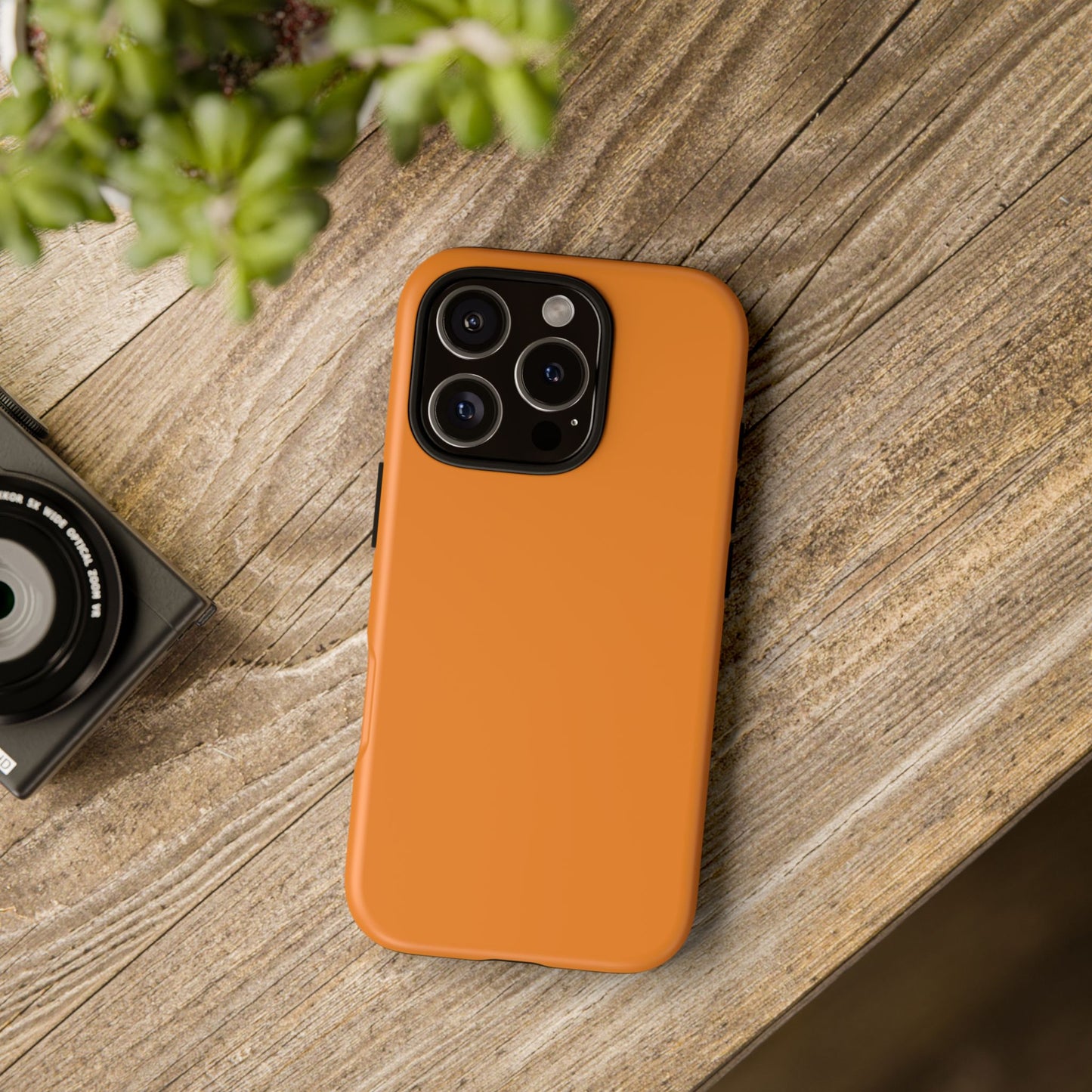 Tangerine Tough Cell Phone Case Matte or Glossy Protective Case iPhone Samsung