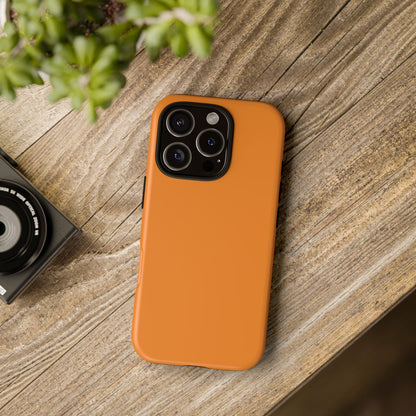 Tangerine Tough Cell Phone Case Matte or Glossy Protective Case iPhone Samsung