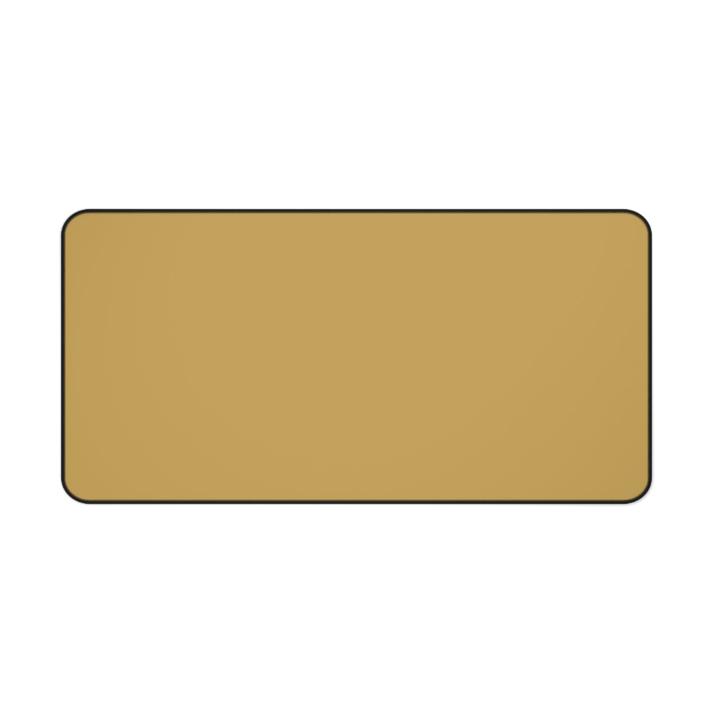 Muted Gold Desk Mat Color Coordinated Collection (12x18, 12x22, 16x32)