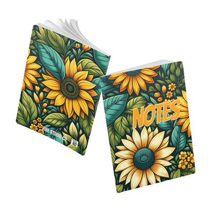 Sunflower Grove A5 Lined Journal