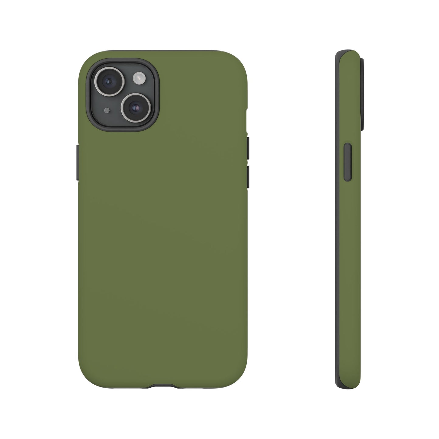 Olive Tough Cell Phone Case Matte or Glossy Protective Case iPhone Samsung