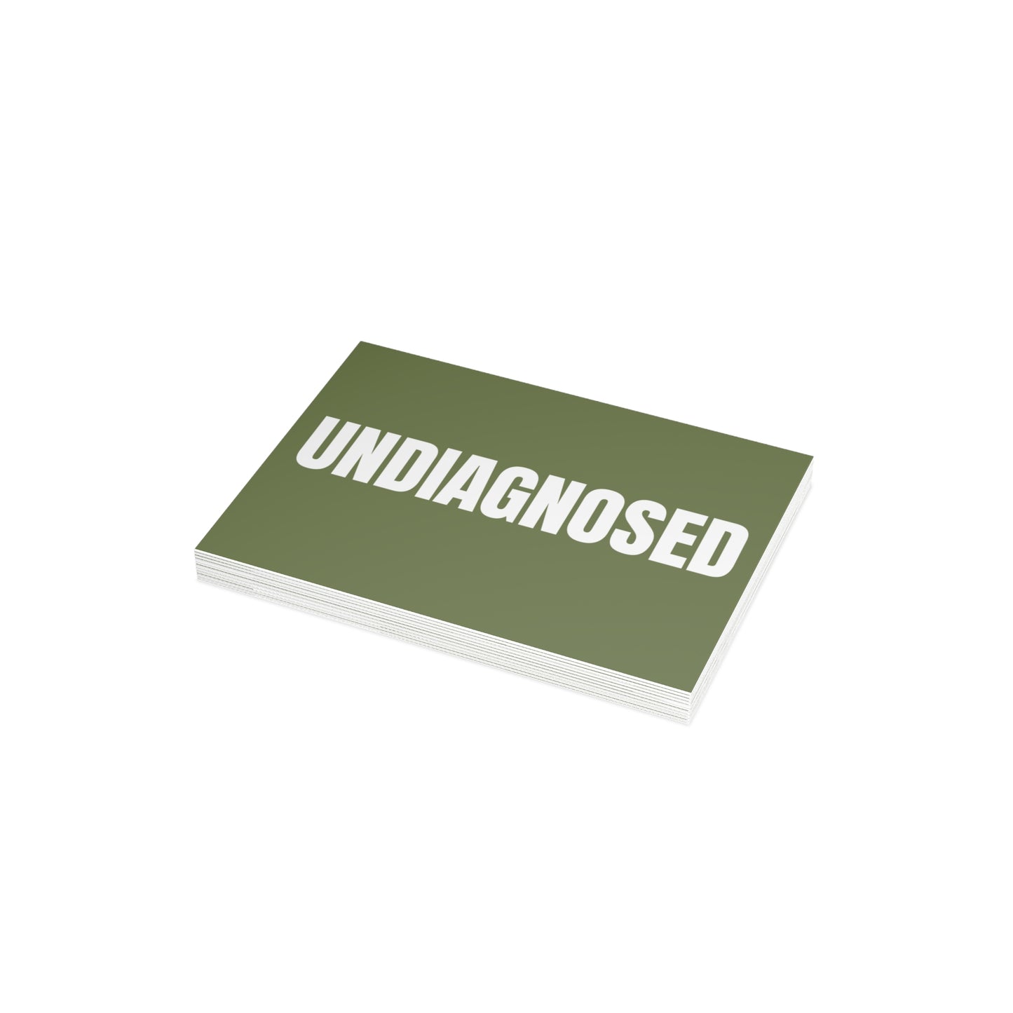 Olive Postcard Set Pack of 10, 30 or 50 w/ Envelopes | Coordinated Collection