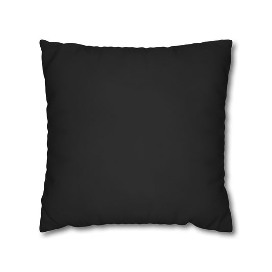 Black Canvas Pillow Cover 20x20