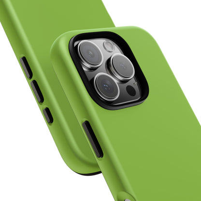 Muted Lime Tough Cell Phone Case Matte or Glossy Protective Case iPhone Samsung