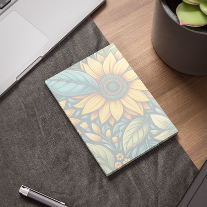 Sunflower Grove Sticky Notes Sunflower Post It Notes Botanical Notes (7 Sizes)