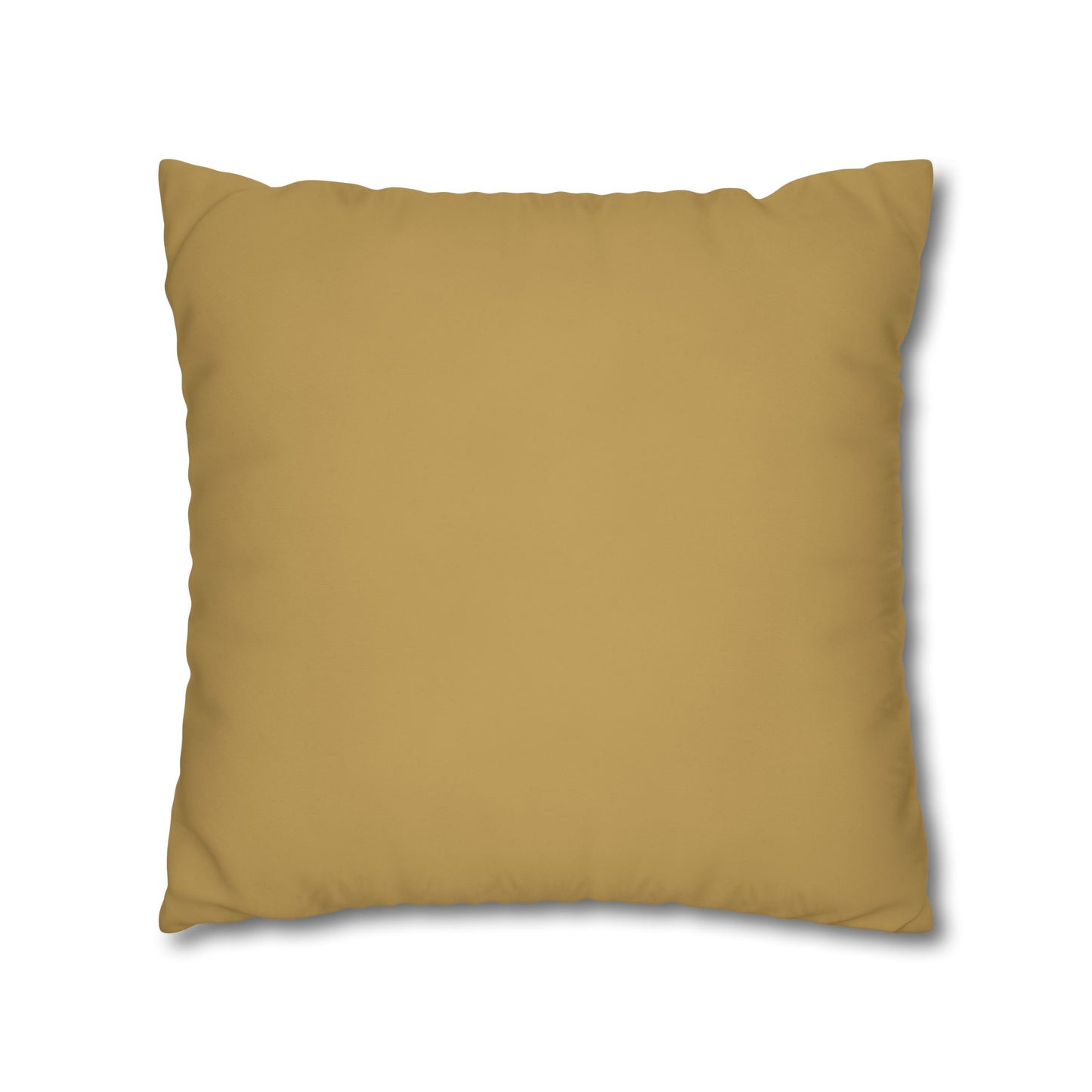 Muted Gold Canvas Pillow Cover 20x20