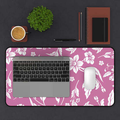 Lilac Wine Floral Desk Pad (12x18, 12x22 or 16x32)
