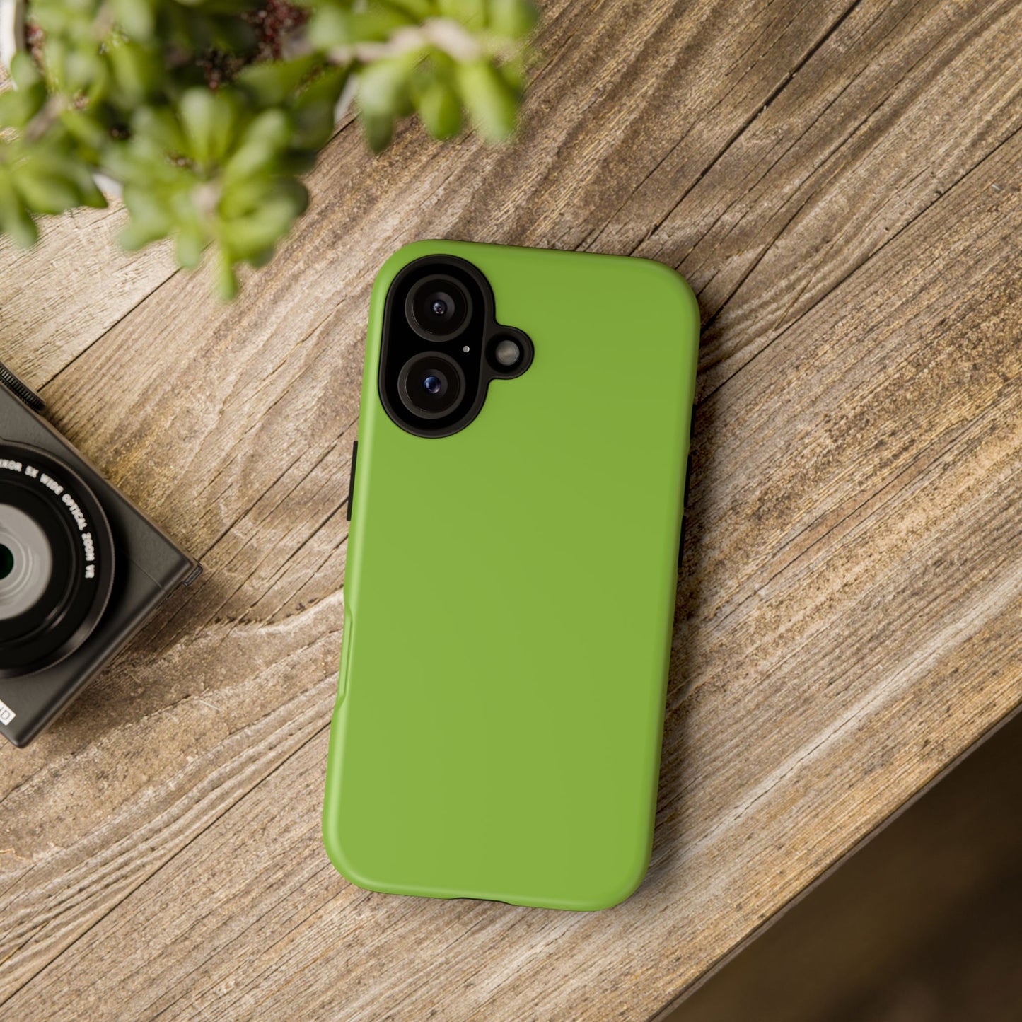 Muted Lime Tough Cell Phone Case Matte or Glossy Protective Case iPhone Samsung
