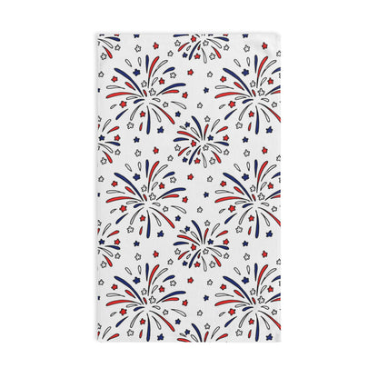 Fireworks Hand Towel Patriotic Bathroom Hand Towel