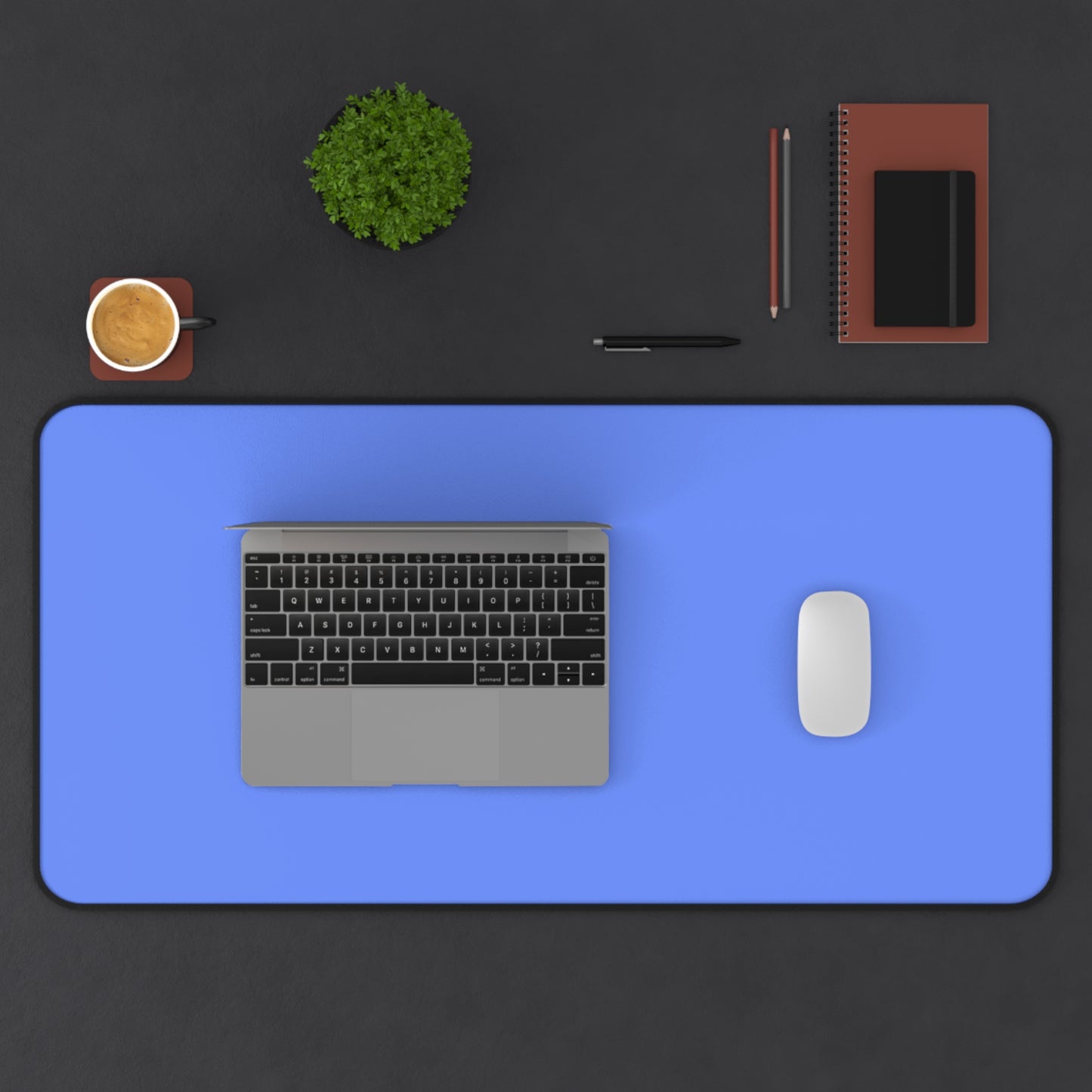 Periwinkle Desk Mat Color Coordinated Collection (12x18, 12x22, 16x32)