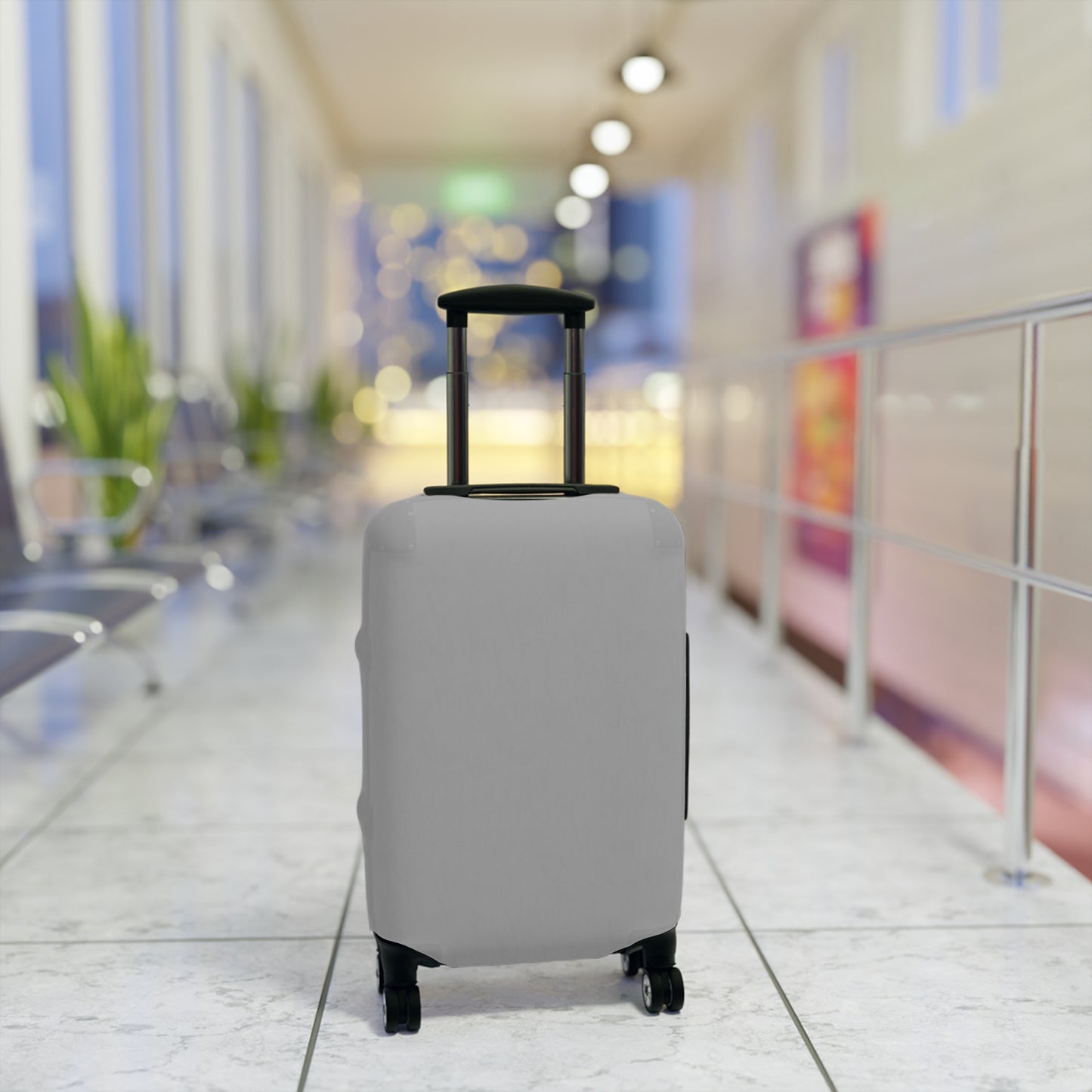 Grayscale Luggage Cover Travel Suitcase Cover Protective Stretch Cover