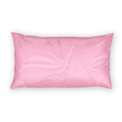 Light Pink Pillow Solid Cotton Sham