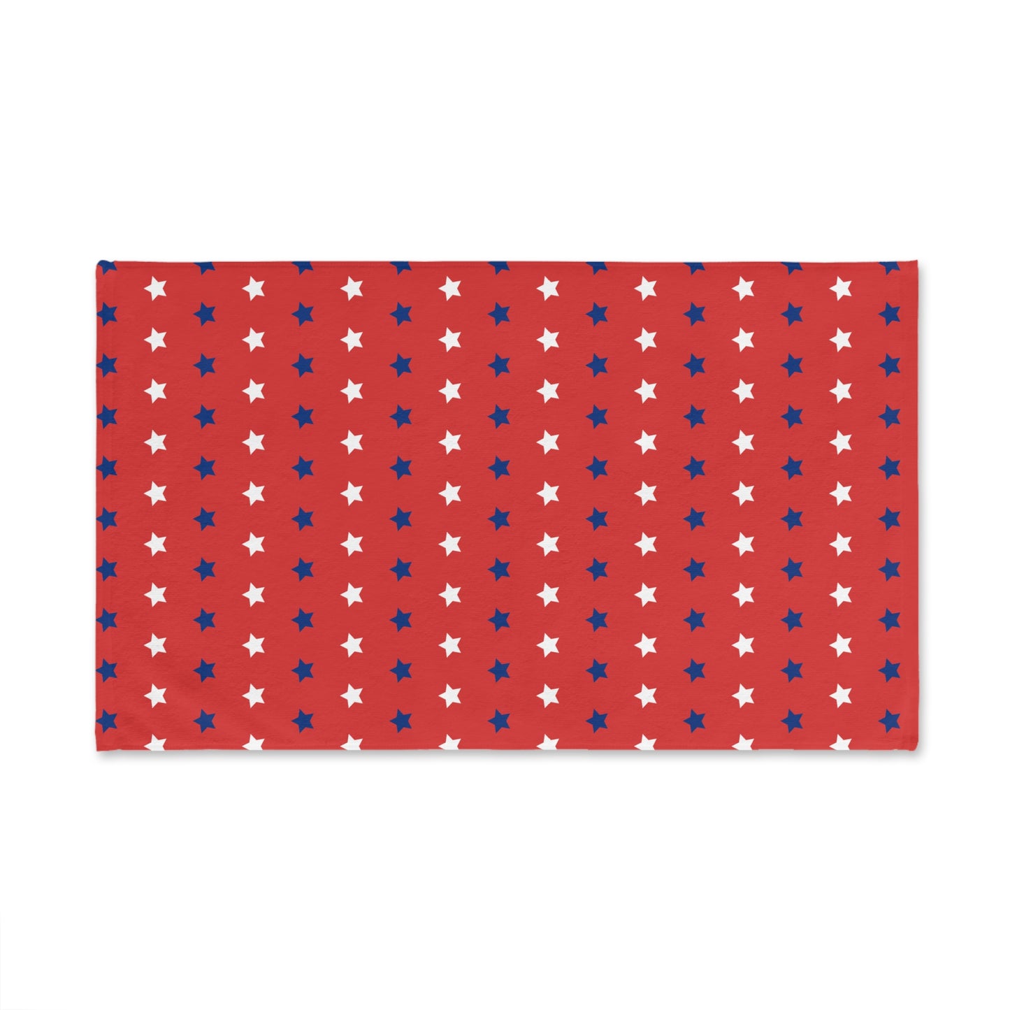 Red, White and Blue Stars Hand Towel Patriotic Bathroom Hand Towel