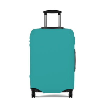Deep Aqua Luggage Cover Travel Suitcase Cover Protective Stretch Cover