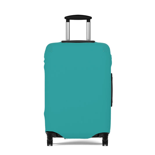 Deep Aqua Luggage Cover Travel Suitcase Cover Protective Stretch Cover